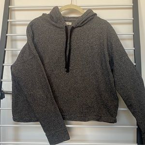 Madewell Crop Hoodie, Size: S